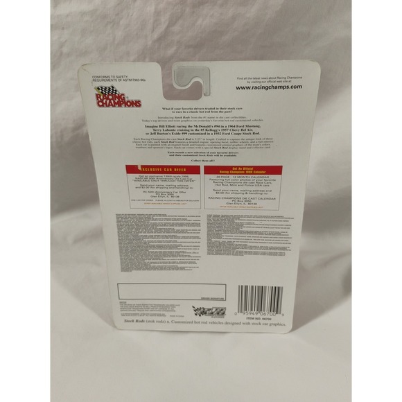 Stock Rods #73 Ricky Rudd '68 Ford Mustang #10 Tide Racing Champions - Picture 3 of 3